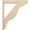 Ekena Millwork 6-in W x 36-in D x 42-in H Funston Block Rough Cedar Woodgrain TimberThane Outlooker, Primed Tan OUTUR060X36X42FST44RCPR - alternate 4